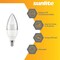 Sunlite 5w LED B10 Clear Torpedo Tip Chandelier E14 2700K Bulb - 40W Equiv
